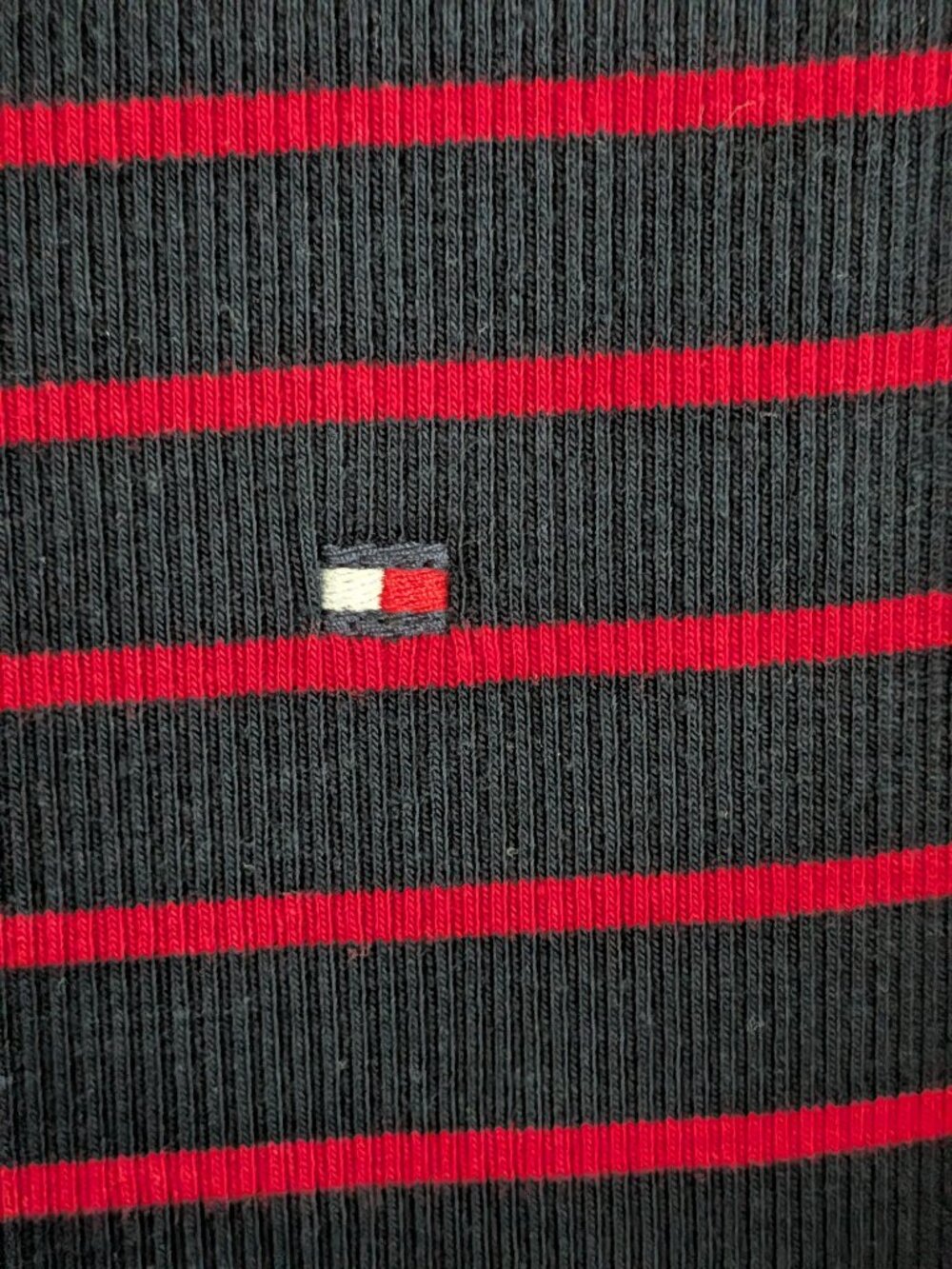 Tommy Hilfiger Navy/Red Stripe Sleeveless Tank Dress - Size M- Pre-owned - Picture 3 of 4